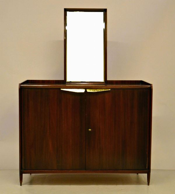Cassettone, anni 60, designer Pierluigi Spadolini, lastronato