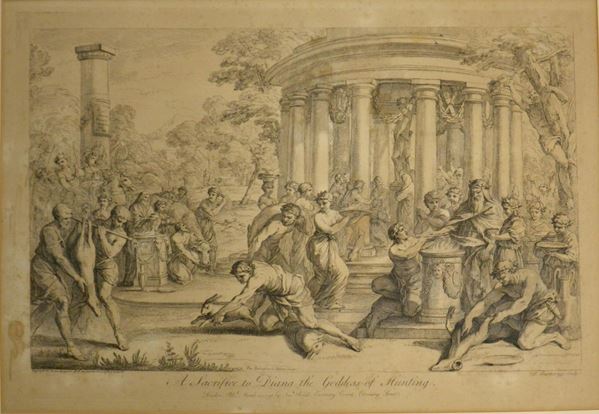 Francesco Bartolozzi  - Asta GIOIELLI, SCULTURE, DIPINTI, ARREDI E OGGETTI D'ARTE - Poggio Bracciolini Casa d'Aste
