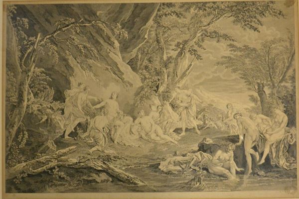 Scuola francese, sec. XIX  - Asta GIOIELLI, SCULTURE, DIPINTI, ARREDI E OGGETTI D'ARTE - Poggio Bracciolini Casa d'Aste