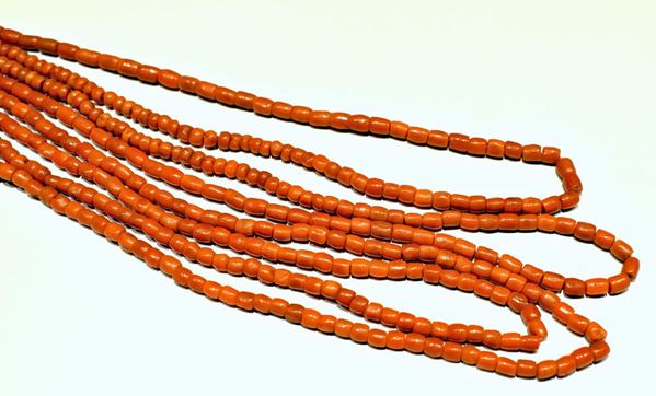 COLLANA IN CORALLO&nbsp;  - Asta ANTIQUARIATO, COLLEZIONISMO E GIOIELLI - Poggio Bracciolini Casa d'Aste