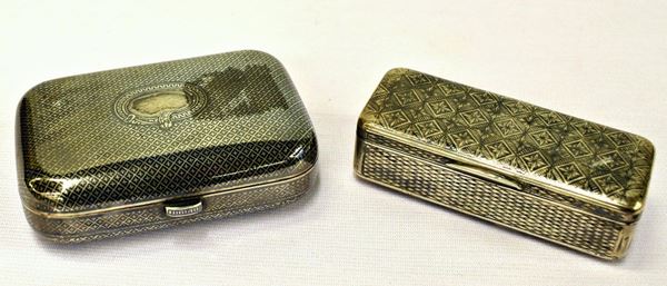 TABACCHIERA , MOSCA 1834  - Asta ANTIQUARIATO, COLLEZIONISMO E GIOIELLI - Poggio Bracciolini Casa d'Aste