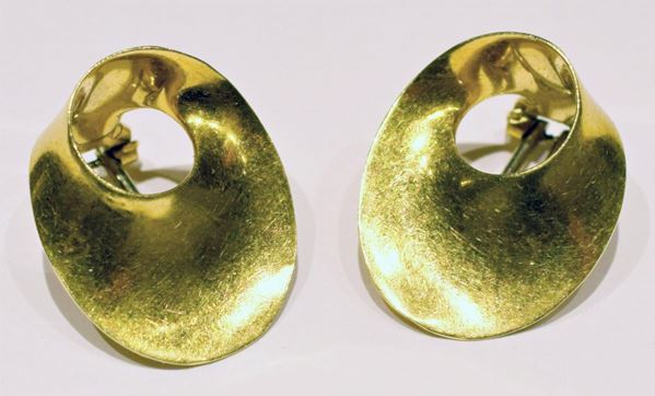 PAIO DI ORECCHINI IN ORO GIALLO