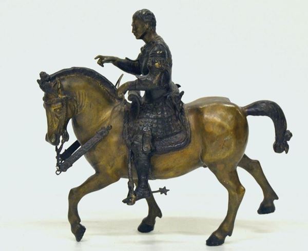 Scultura, sec. XX, in bronzo, raffigurante