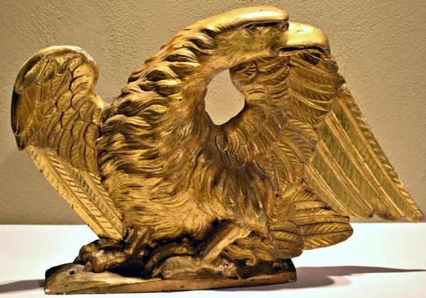 Scultura, sec. XIX, in legno dorato e