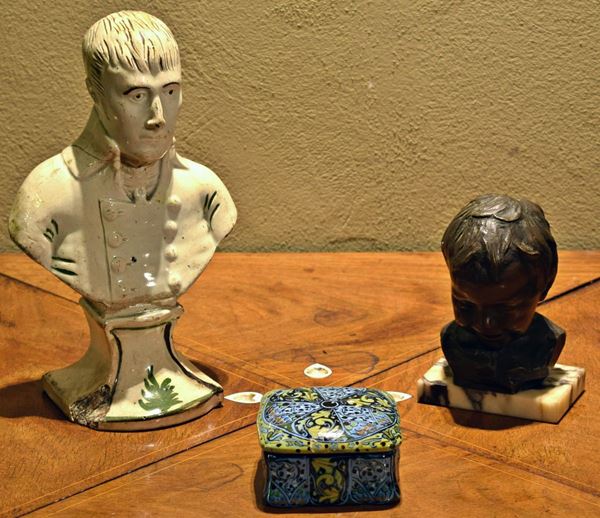 Scultura, sec. XX, in bronzo, raffigurante