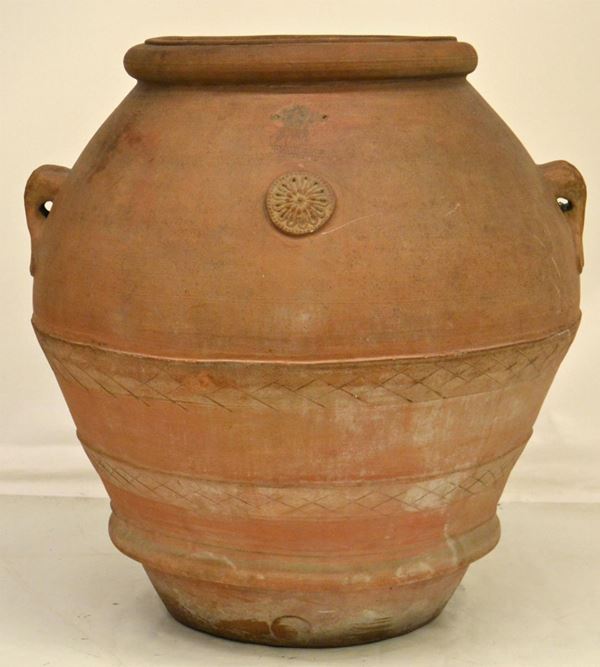 Orcio, sec. XX, manifattura Carlo Mistri,  - Asta ANTIQUARIATO, COLLEZIONISMO E GIOIELLI - Poggio Bracciolini Casa d'Aste