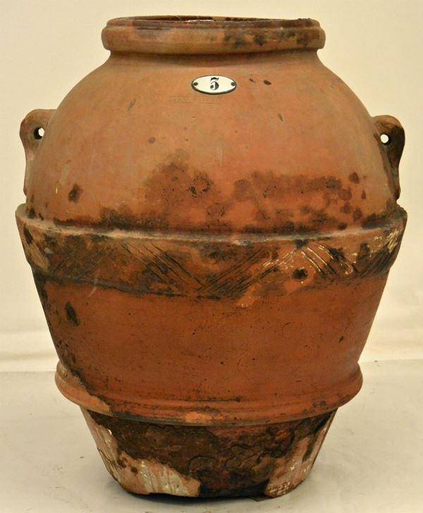 Orcio, sec. XX, manifattura Tito Bitossi,  - Asta ANTIQUARIATO, COLLEZIONISMO E GIOIELLI - Poggio Bracciolini Casa d'Aste