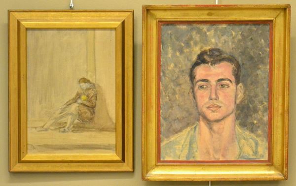 Scuola italiana, sec. XX  - Asta ANTIQUARIATO, COLLEZIONISMO E GIOIELLI - Poggio Bracciolini Casa d'Aste