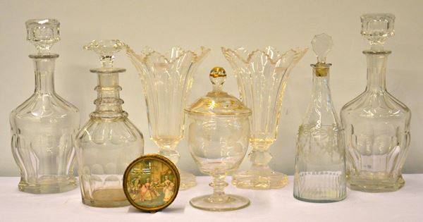 Sette fra bottiglie e vasi, sec. XX,  - Asta ANTIQUARIATO, COLLEZIONISMO E GIOIELLI - Poggio Bracciolini Casa d'Aste