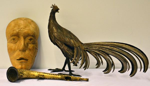 Scultura, sec. XX, in ferro battuto,