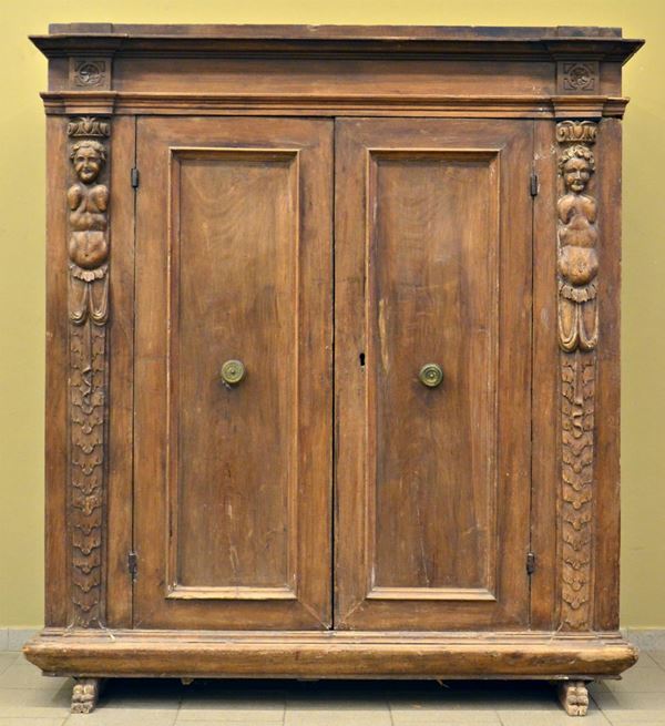 Armadio, sec. XVII, in gattice,  - Asta ANTIQUARIATO, COLLEZIONISMO E GIOIELLI - Poggio Bracciolini Casa d'Aste