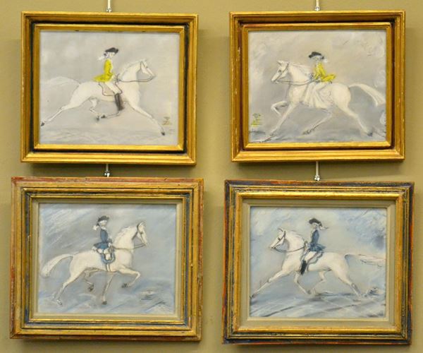 Scuola italiana, sec. XX  - Asta ANTIQUARIATO, COLLEZIONISMO E GIOIELLI - Poggio Bracciolini Casa d'Aste
