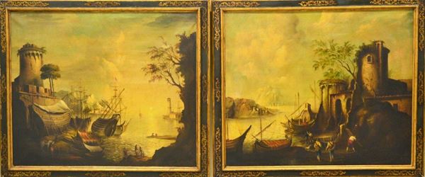 Scuola nord europea, sec. XX  - Asta ANTIQUARIATO, COLLEZIONISMO E GIOIELLI - Poggio Bracciolini Casa d'Aste