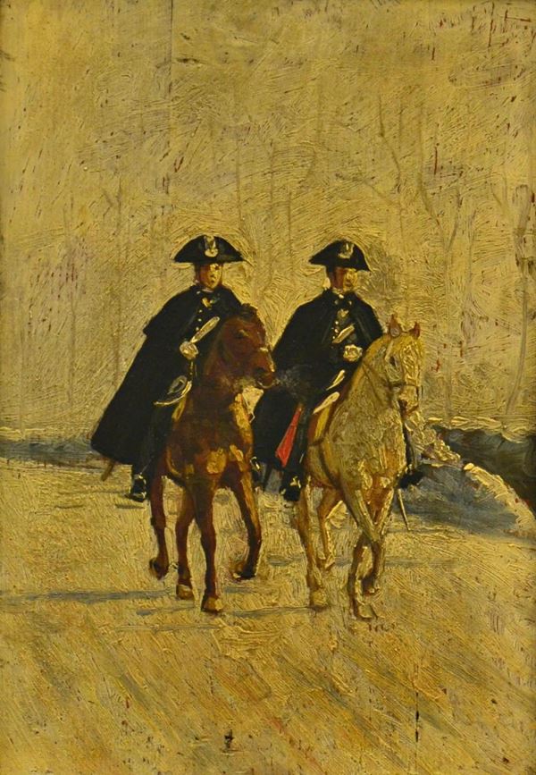 Scuola italiana, sec. XX  - Asta ANTIQUARIATO, COLLEZIONISMO E GIOIELLI - Poggio Bracciolini Casa d'Aste