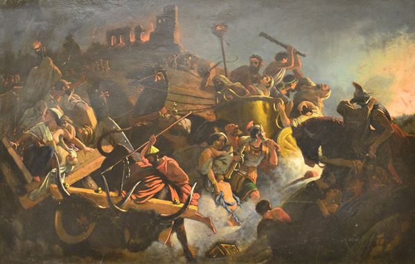Scuola dell'Italia centrale, sec. XIX  - Asta ANTIQUARIATO, COLLEZIONISMO E GIOIELLI - Poggio Bracciolini Casa d'Aste