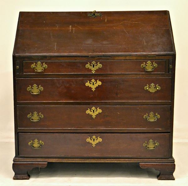 Cassettone a ribalta, Inghilterra, sec. XIX,  - Asta ANTIQUARIATO, COLLEZIONISMO E GIOIELLI - Poggio Bracciolini Casa d'Aste