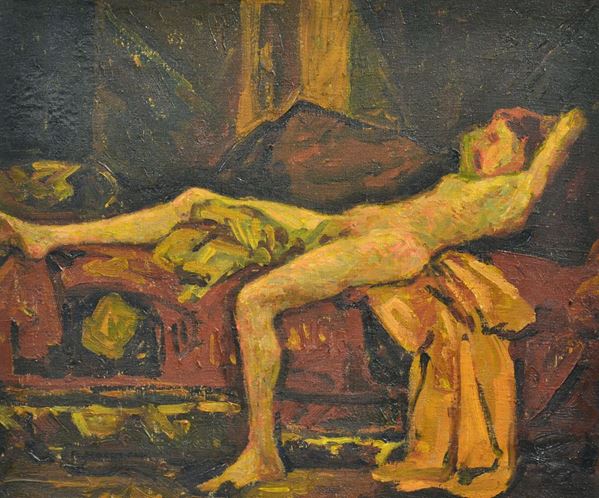Scuola italiana, sec. XX  - Asta ANTIQUARIATO, COLLEZIONISMO E GIOIELLI - Poggio Bracciolini Casa d'Aste