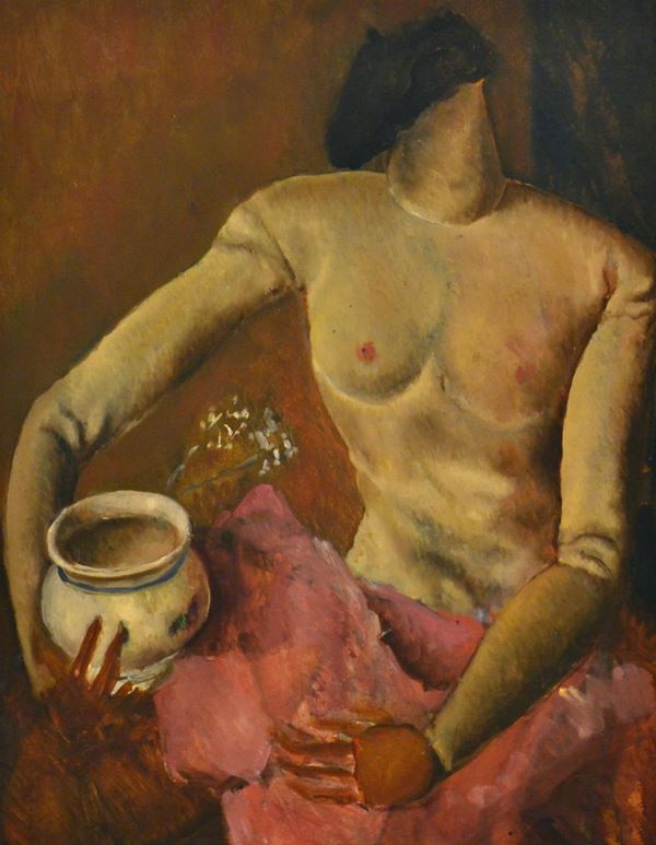 Scuola italiana, sec. XX,  - Asta ANTIQUARIATO, COLLEZIONISMO E GIOIELLI - Poggio Bracciolini Casa d'Aste