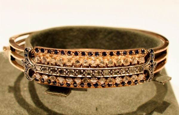 BRACCIALE IN ORO A BASSO TITOLO DIAMANTI