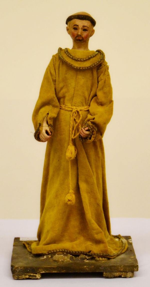 Scultura, sec. XVIII, in legno policromo,