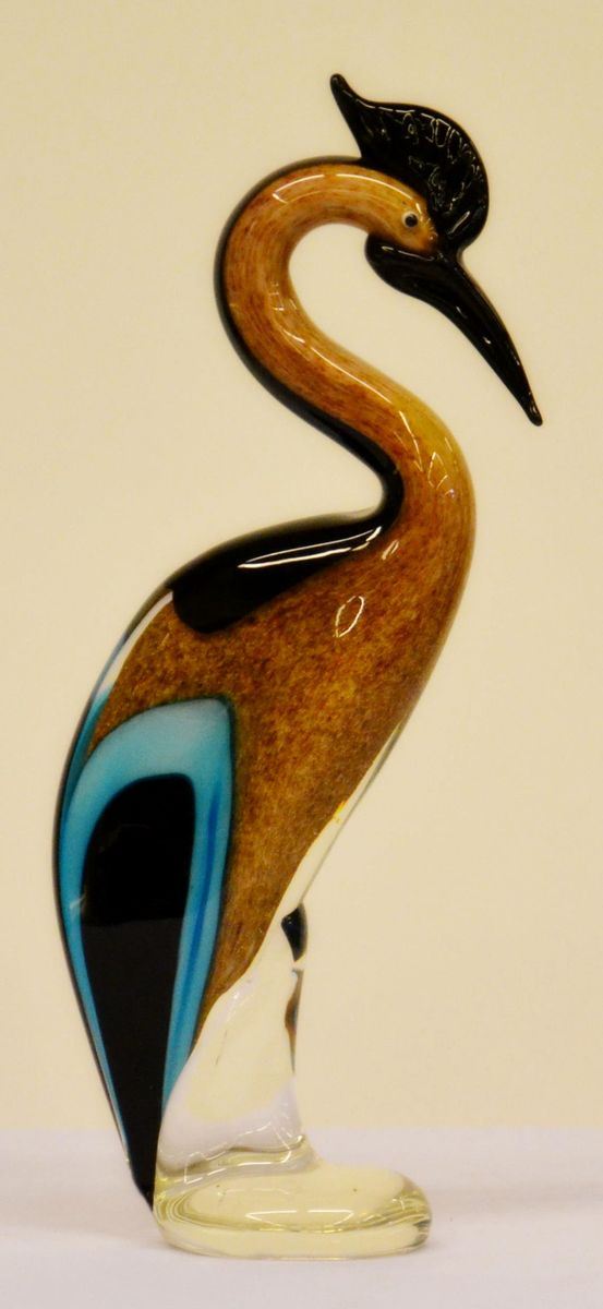 Scultura, anni 50, in vetro di Murano,