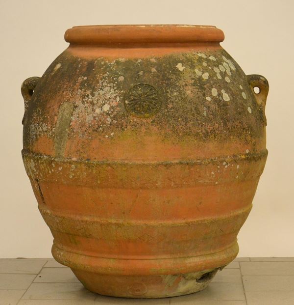 Orcio, inizi sec. XX, manifattura Vanni,  - Asta GIOIELLI, ARGENTI, ARREDI E DIPINTI DAL XVII AL XX SECOLO - Poggio Bracciolini Casa d'Aste