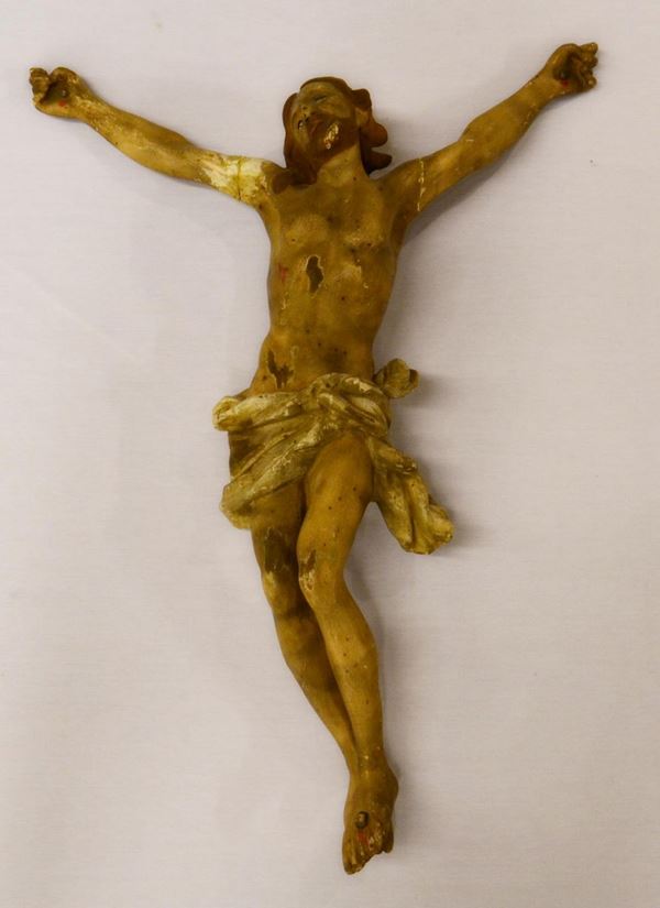 Scultura, sec. XVIII, in legno policromo,