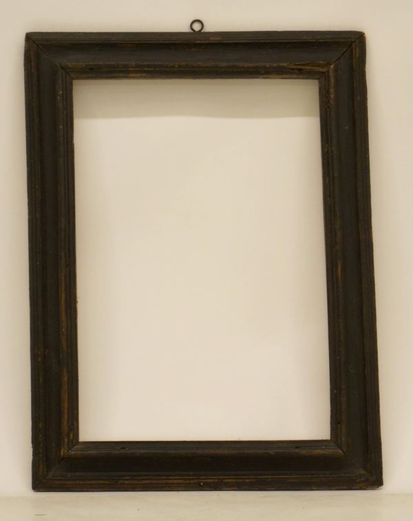 Cornice, sec. XVIII, in legno laccato,