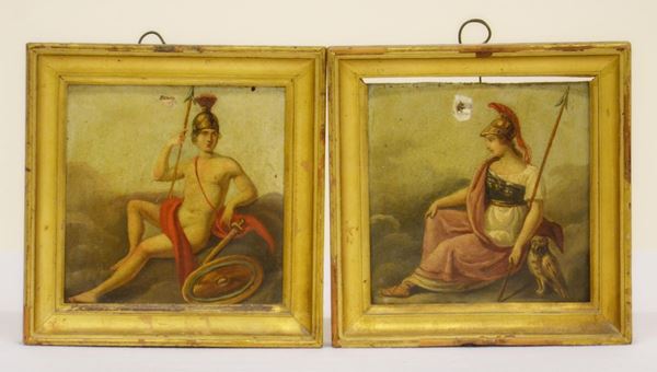 Scuola del sec. XIX  - Asta GIOIELLI, ARGENTI, ARREDI E DIPINTI DAL XVII AL XX SECOLO - Poggio Bracciolini Casa d'Aste