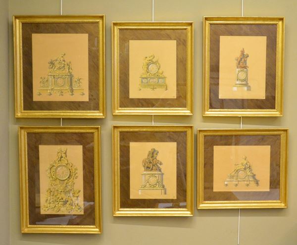 Scuola francese, sec. XIX  - Asta GIOIELLI, ARGENTI, ARREDI E DIPINTI DAL XVII AL XX SECOLO - Poggio Bracciolini Casa d'Aste