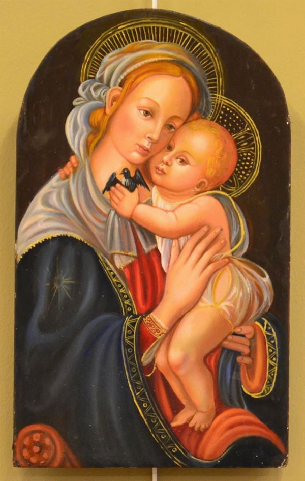 Scuola italiana, sec. XX  - Asta GIOIELLI, ARGENTI, ARREDI E DIPINTI DAL XVII AL XX SECOLO - Poggio Bracciolini Casa d'Aste