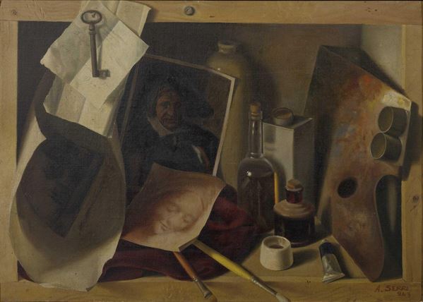 Alfredo Serri  - Asta GIOIELLI, ARGENTI, ARREDI E DIPINTI DAL XVII AL XX SECOLO - Poggio Bracciolini Casa d'Aste