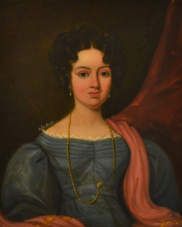 Scuola inglese, sec. XIX,  - Asta GIOIELLI, ARGENTI, ARREDI E DIPINTI DAL XVII AL XX SECOLO - Poggio Bracciolini Casa d'Aste