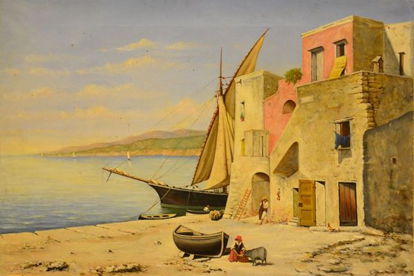 Scuola italiana, sec. XX  - Asta GIOIELLI, ARGENTI, ARREDI E DIPINTI DAL XVII AL XX SECOLO - Poggio Bracciolini Casa d'Aste