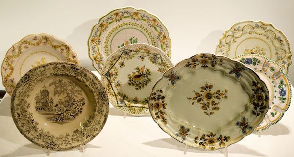 Piatto, inizi sec. XX, manifattura Primavesi and Sons,