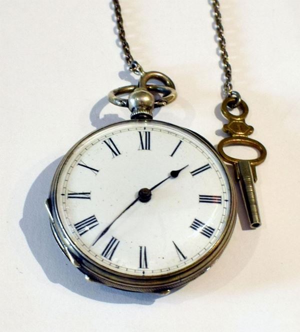 OROLOGIO DA TASCHINO SEC. XIX                                             