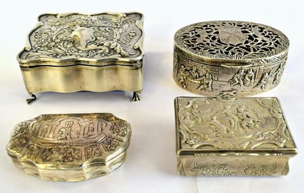 SCATOLINA, HANAU,FINE SEC. XIX                                              - Asta GIOIELLI, DIPINTI, ARREDI E OGGETTI D'ARTE - Poggio Bracciolini Casa d'Aste