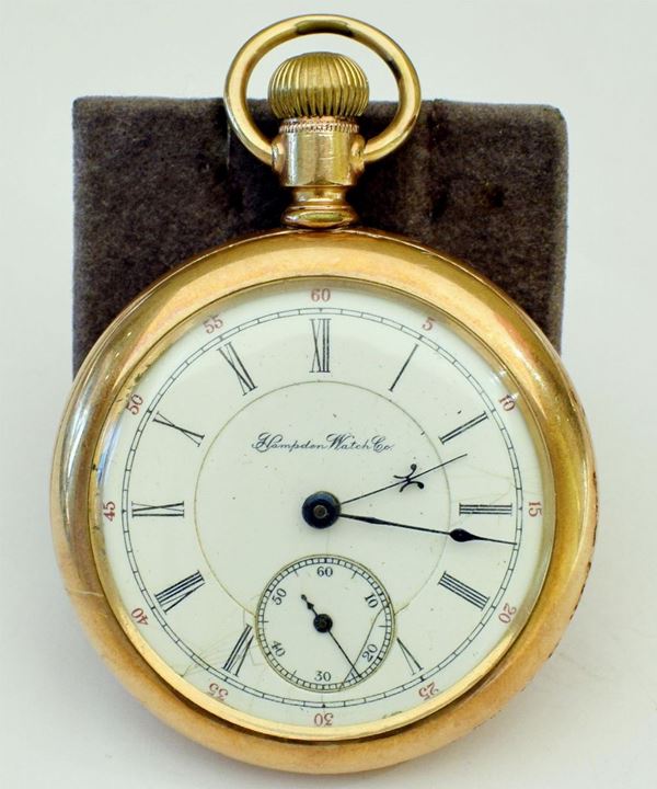 OROLOGIO DA TASCA, SEC. XX . HAMDEN WATCH CO                              