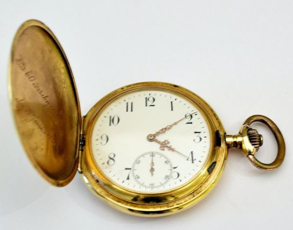 OROLOGIO SAVONETTE , DA TASCA , INIZI SEC. XX                             