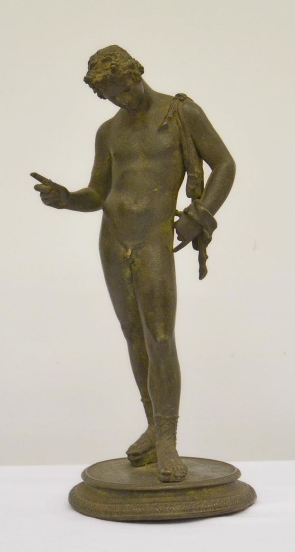 Scultura, inizi sec. XX, in bronzo,