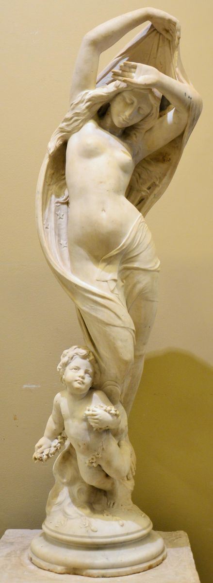 Scultura, inizi sec. XX, in marmo,