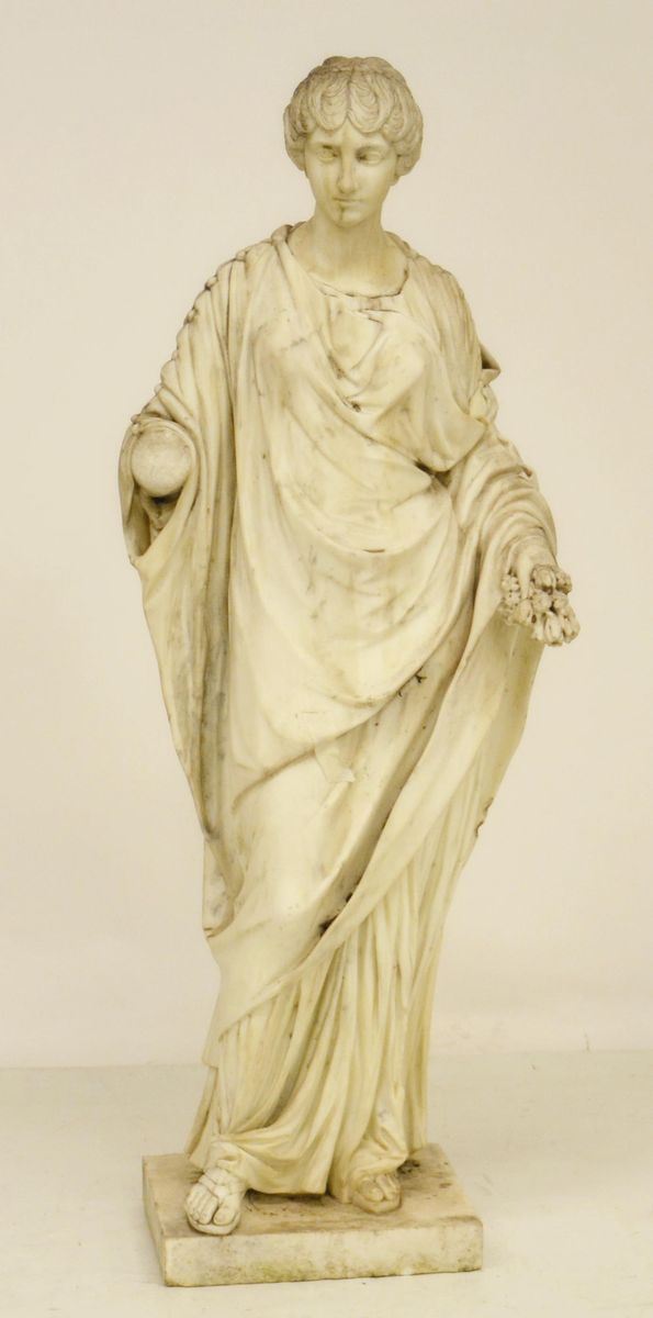 Scultura, inizi sec XX, in marmo,