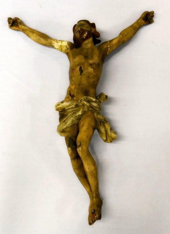 Scultura, sec. XVIII, in legno policromo,