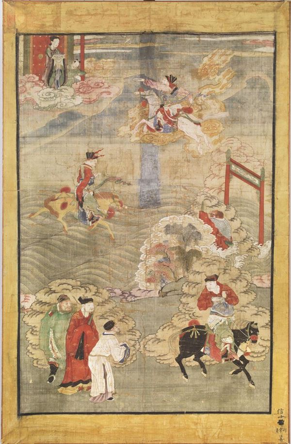 DIPINTO, CINA, DINASTIA QING, SEC. XVIII