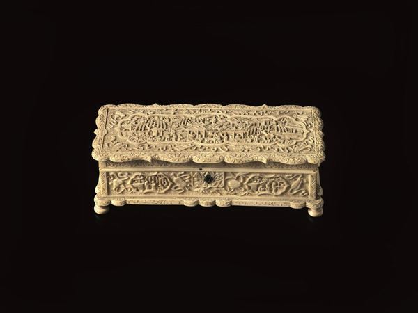 SCATOLA, CINA, DINASTIA QING, SEC. XIX