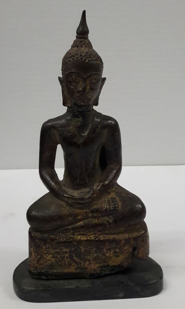 Buddha, Thailandia, secolo XIX  - Asta GIOIELLI, DIPINTI, ARREDI E OGGETTI D'ARTE - Poggio Bracciolini Casa d'Aste