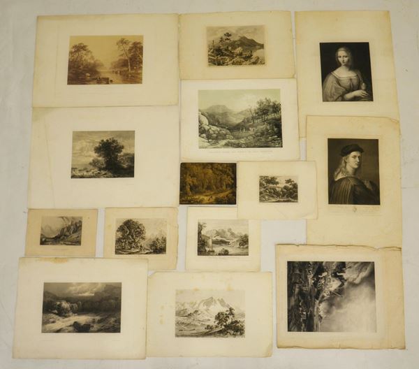 Scuola del sec. XIX e XX  - Asta GIOIELLI, DIPINTI, ARREDI E OGGETTI D'ARTE - Poggio Bracciolini Casa d'Aste