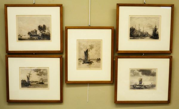 Scuola francese, sec. XIX  - Asta GIOIELLI, DIPINTI, ARREDI E OGGETTI D'ARTE - Poggio Bracciolini Casa d'Aste