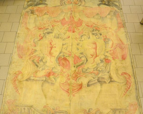 Succo d'erba, sec. XIX, raffigurante stemmi  - Asta GIOIELLI, DIPINTI, ARREDI E OGGETTI D'ARTE - Poggio Bracciolini Casa d'Aste