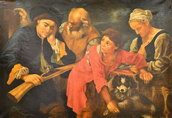 Scuola italiana, sec. XX  - Asta GIOIELLI, DIPINTI, ARREDI E OGGETTI D'ARTE - Poggio Bracciolini Casa d'Aste